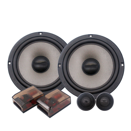 Kit Altoparlanti Auto Kuerl 2 Woofer + 2 Tweeter + 2 Crossover - Cargadget.it