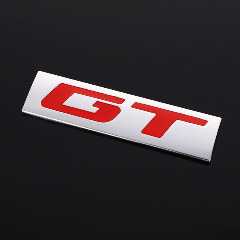 Adesivo auto GT in metallo con adesivo 3M - Cargadget.it