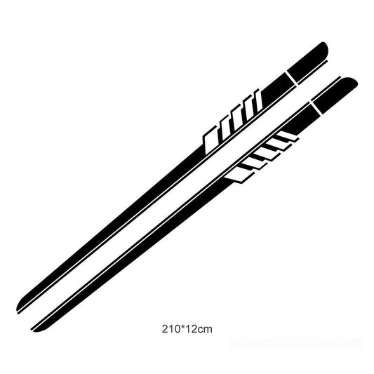 Adesivo auto laterale 210x12 cm - Cargadget.it