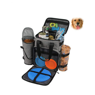 Borsa da Viaggio per Cani in Tessuto Oxford – Organizer 5–6 L