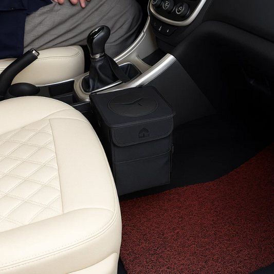 Cestino Auto con Coperchio Impermeabile - Cargadget.it