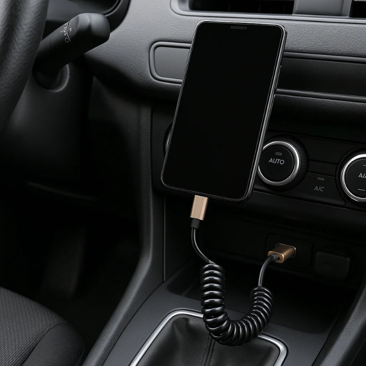 Cavo USB Tipo C a molla - Cargadget.it