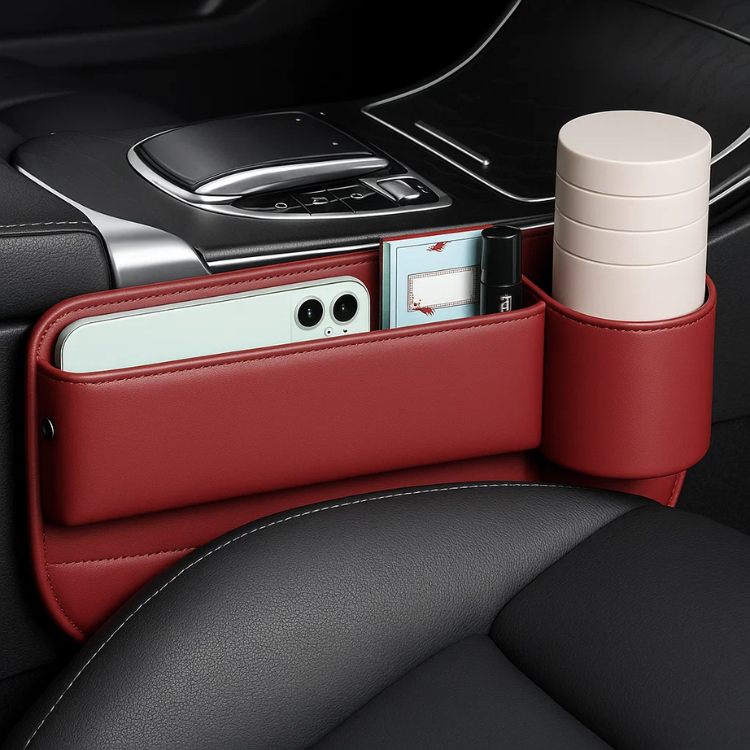 Coppia organizer laterale per sedile auto multifunzione - Cargadget.it