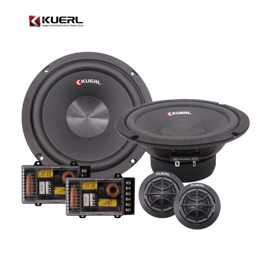 Kit Altoparlanti Auto 6.5 Pollici Kuerl 120W 4Ohm - Cargadget.it