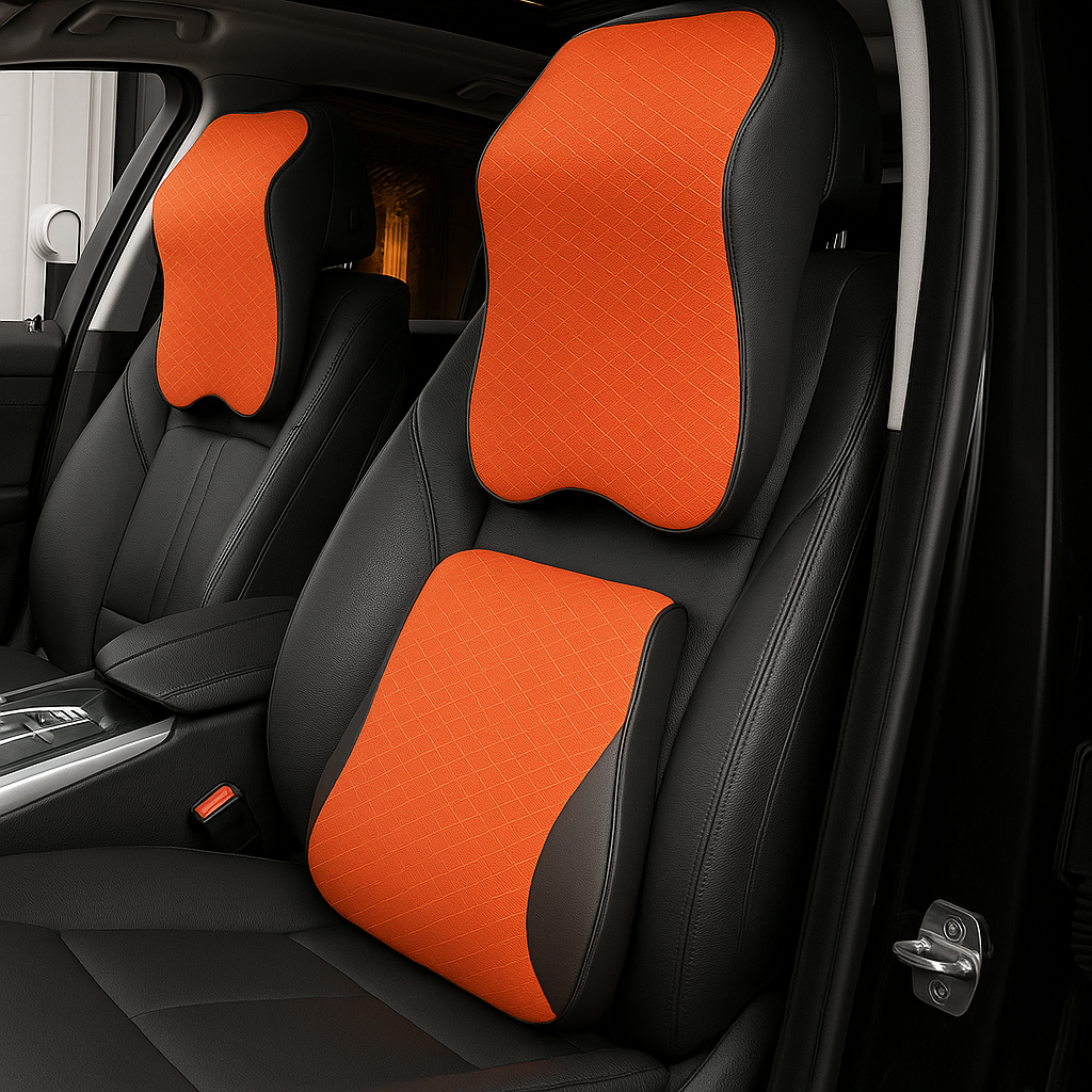 Kit Cuscino e Schiena per Auto Memory Foam - Cargadget.it
