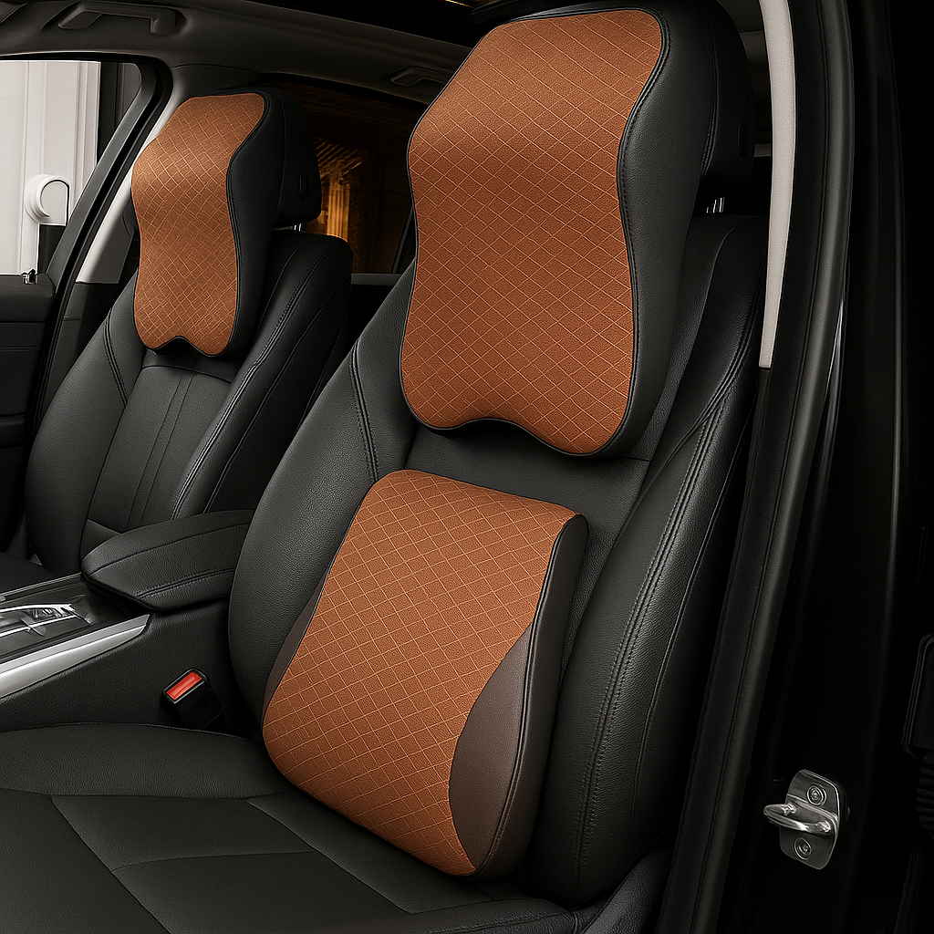 Kit Cuscino e Schiena per Auto Memory Foam - Cargadget.it