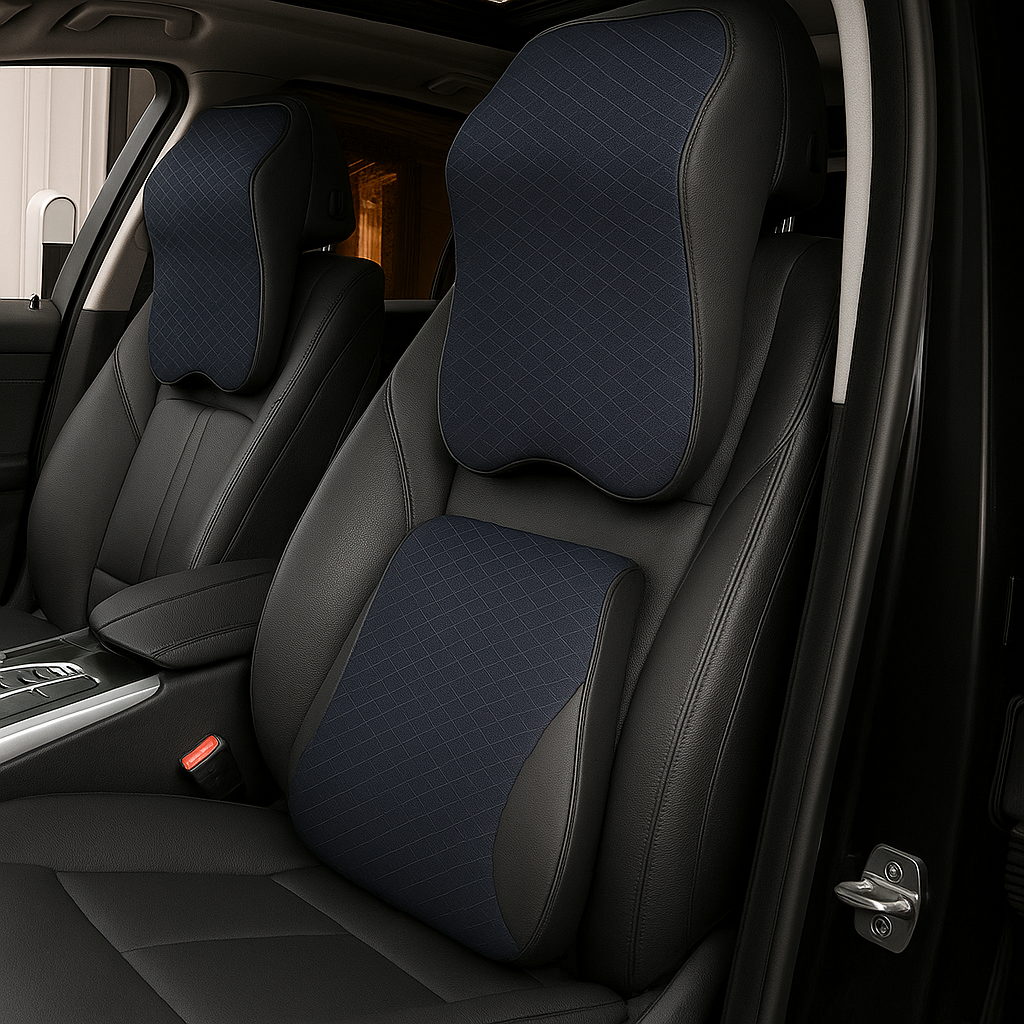 Kit Cuscino e Schiena per Auto Memory Foam - Cargadget.it