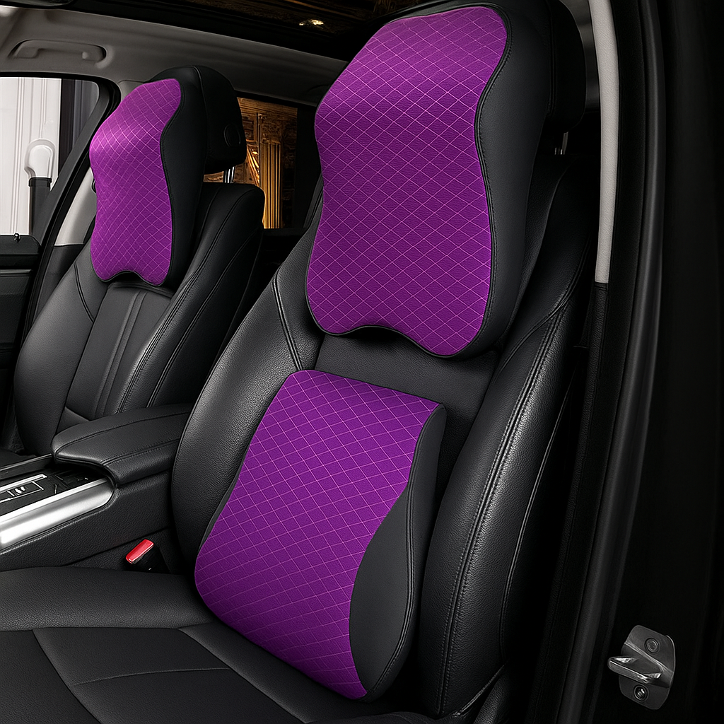 Kit Cuscino e Schiena per Auto Memory Foam - Cargadget.it