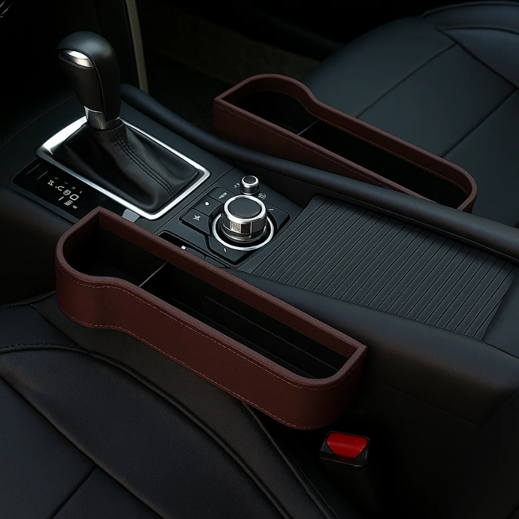 Portaoggetti per Sedile Auto in Pelle - Cargadget.it