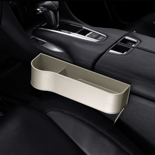 Set 2 Portaoggetti Auto per Sedile Effetto carbonio - Cargadget.it