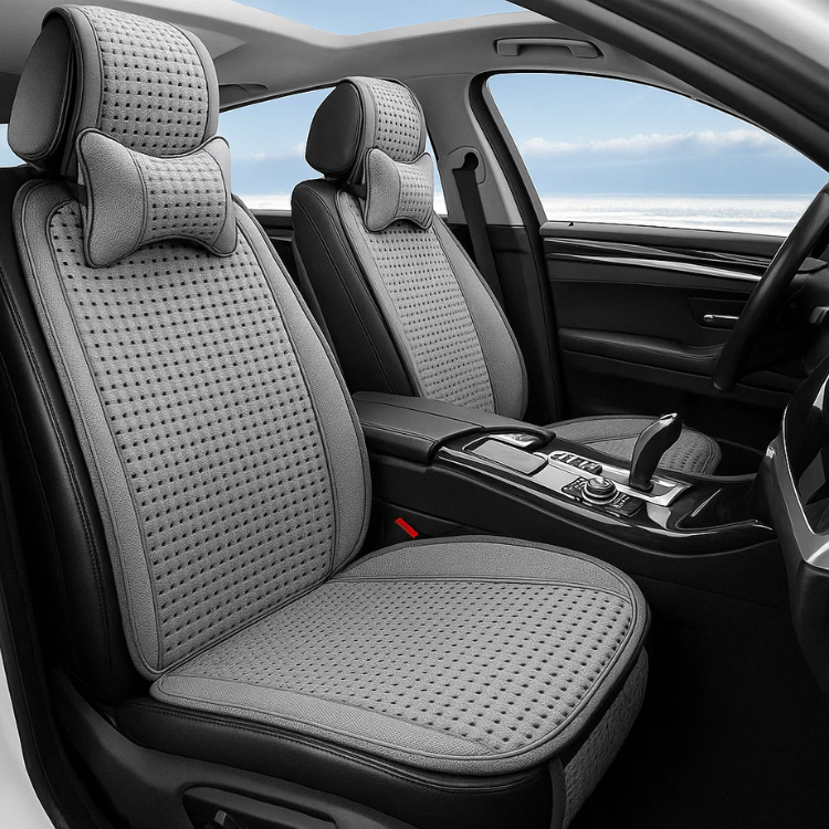 Set Coprisedili Estivi Auto con Cuscini Poggiatesta - Cargadget.it