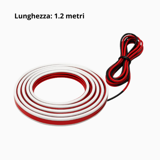 Striscia LED Cofano Auto Universale Bianco - Cargadget.it