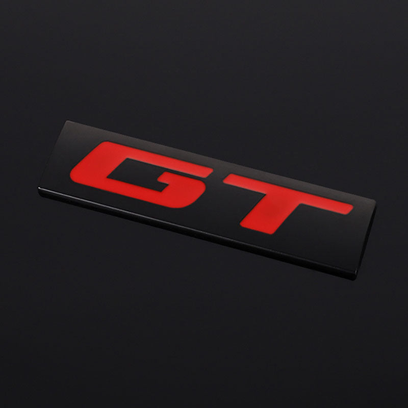 Adesivo auto GT in metallo con adesivo 3M - Cargadget.it