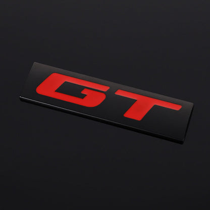 Adesivo auto GT in metallo con adesivo 3M - Cargadget.it