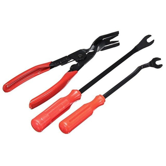 Kit attrezzi smontaggio pannelli auto  28 pz