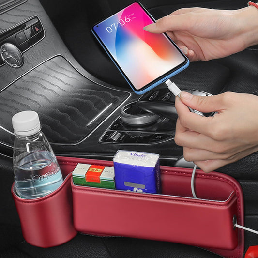 Coppia organizer laterale per sedile auto multifunzione - Cargadget.it