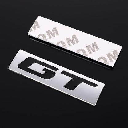 Adesivo auto GT in metallo con adesivo 3M - Cargadget.it