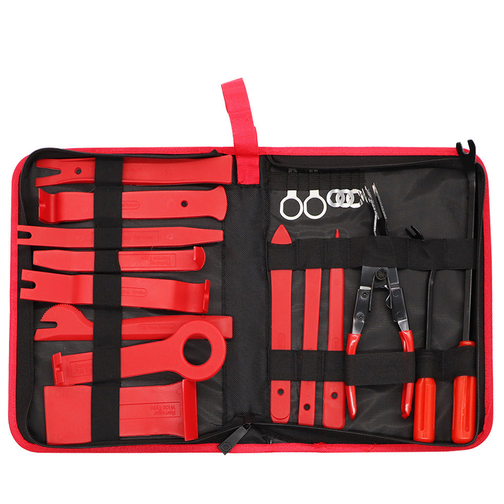 Kit attrezzi smontaggio pannelli auto  28 pz