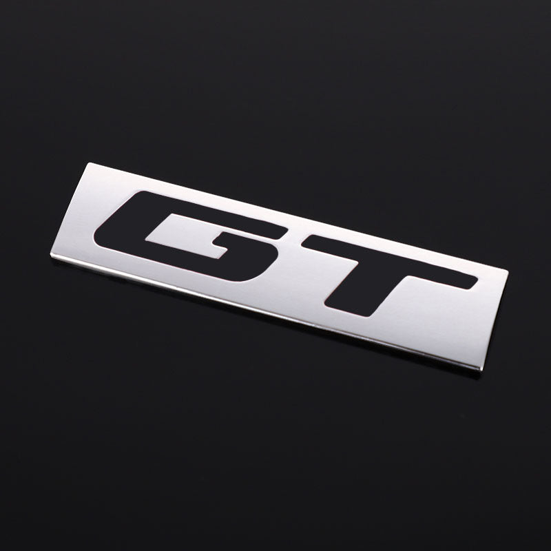 Adesivo auto GT in metallo con adesivo 3M - Cargadget.it
