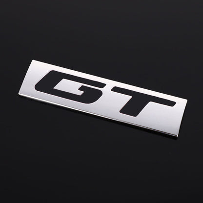 Adesivo auto GT in metallo con adesivo 3M - Cargadget.it