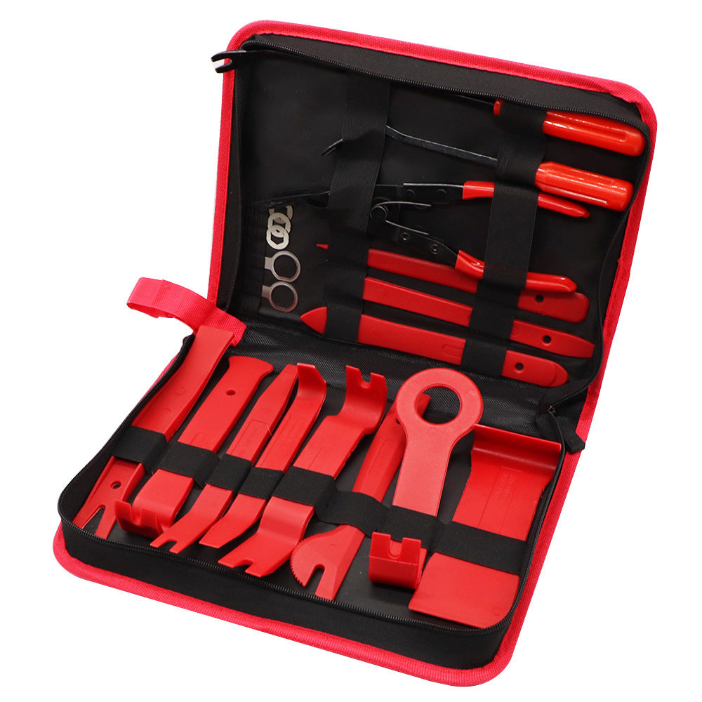 Kit attrezzi smontaggio pannelli auto  28 pz