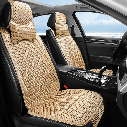 Set Coprisedili Estivi Auto con Cuscini Poggiatesta - Cargadget.it