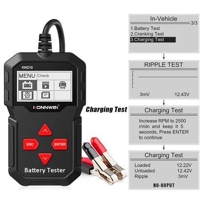Tester Batteria Auto 12V KONNWEI KW210