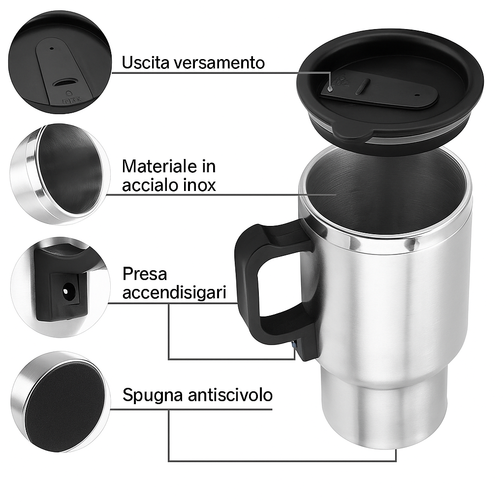 Bicchiere Riscaldante Auto