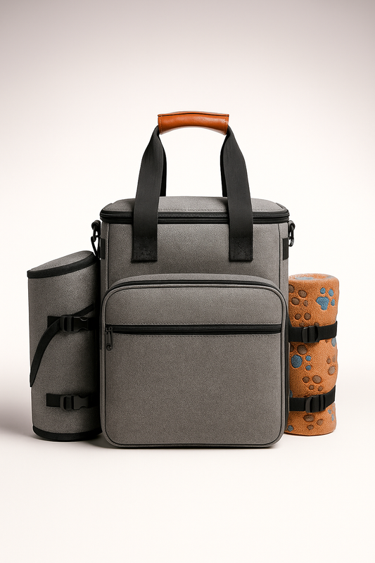 Borsa da Viaggio per Cani in Tessuto Oxford – Organizer 5–6 L