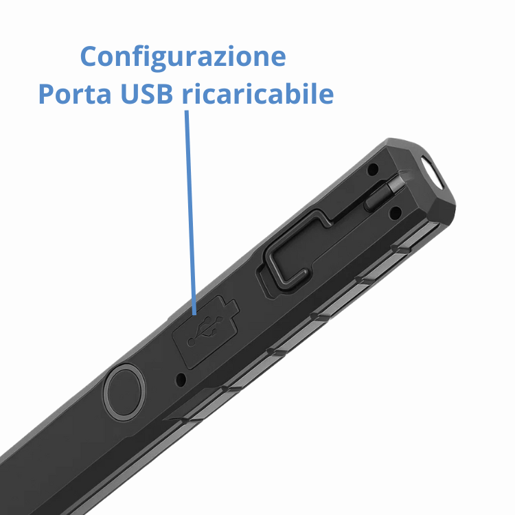 Lampada officina magnetica LED pieghevole