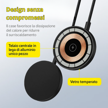 Caricatore wireless auto 15W magnetico - Cargadget.it