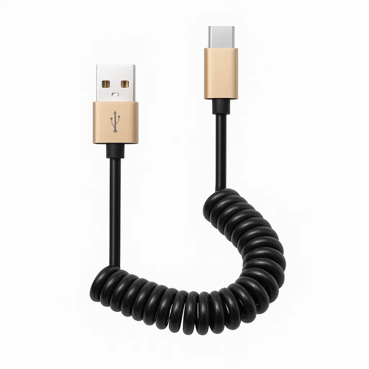 Cavo USB Tipo C a molla - Cargadget.it