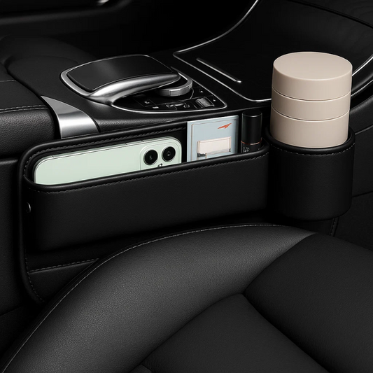 Coppia organizer laterale per sedile auto multifunzione - Cargadget.it