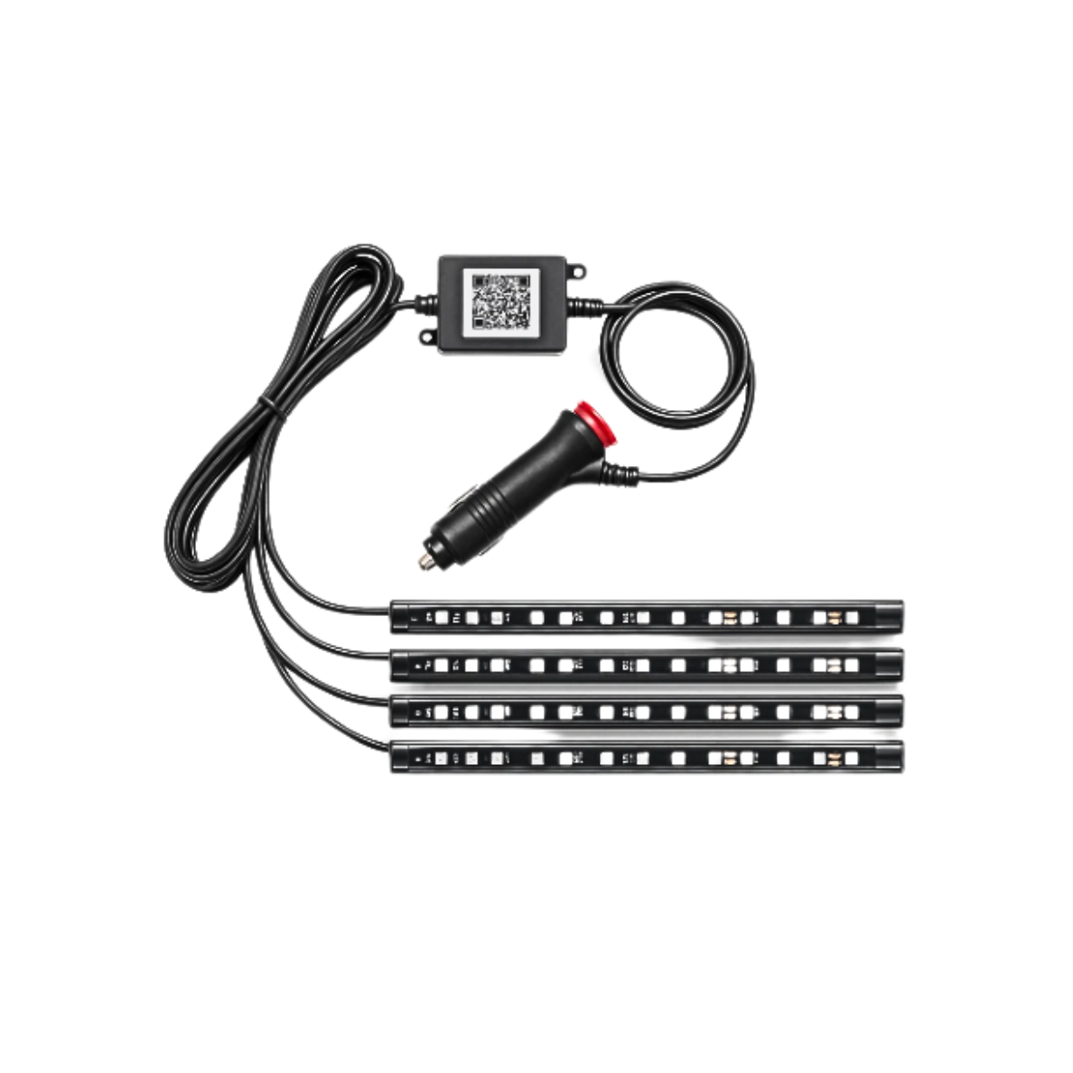 Kit 4 LED per Auto RGB con Controllo App - Cargadget.it