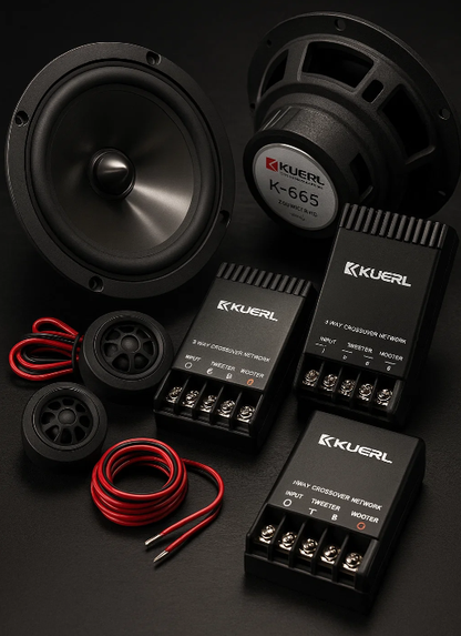 Kit Altoparlanti Auto 2 Vie da 6,5" - 160W - Cargadget.it