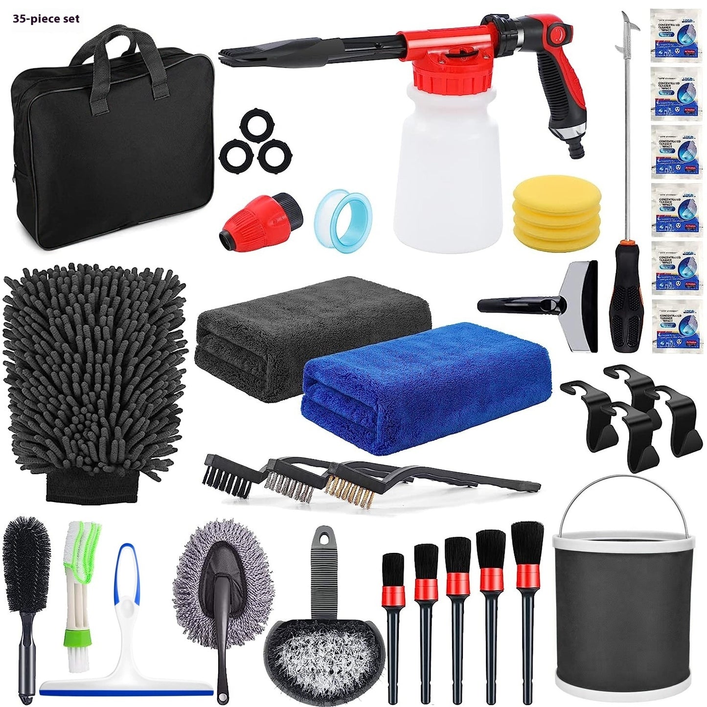 Kit Pulizia Auto Premium con Pistola Foam
