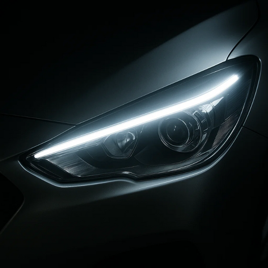 Kit strisce LED auto universali - Luci diurne bianche flessibili - Cargadget.it
