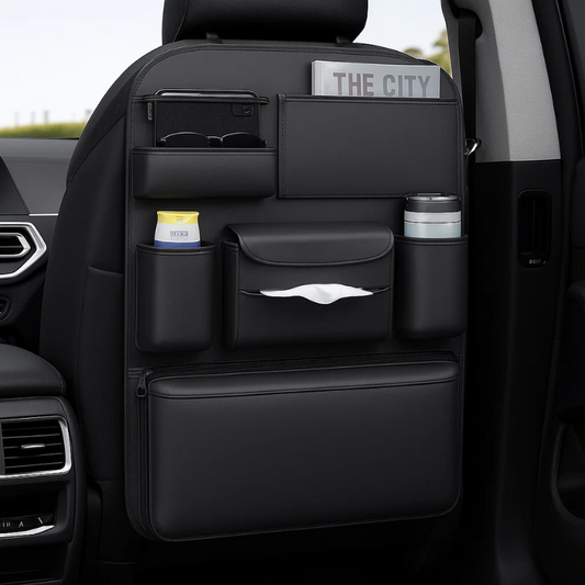 Organizer Auto in Pelle per Schienale Sedile