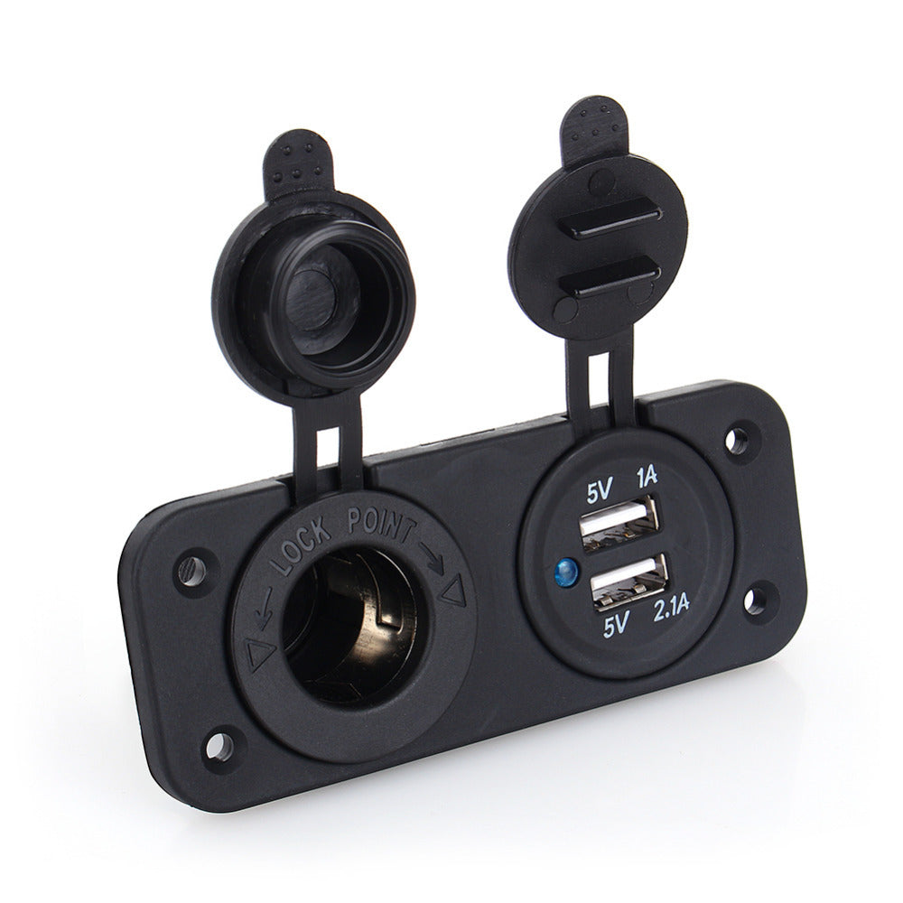 Presa USB per Auto a Pannello con Viti