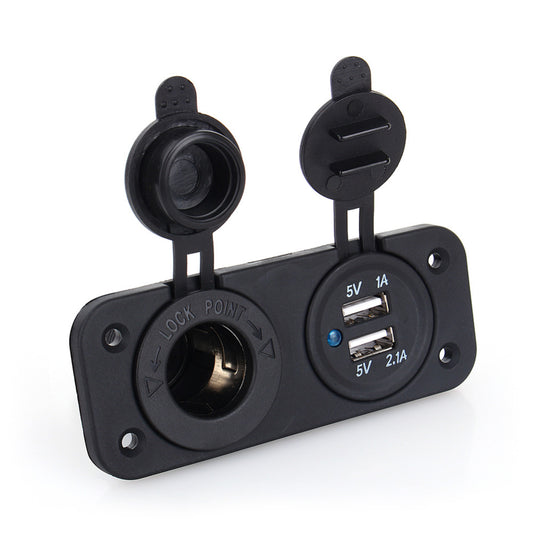 Presa USB per Auto a Pannello con Viti