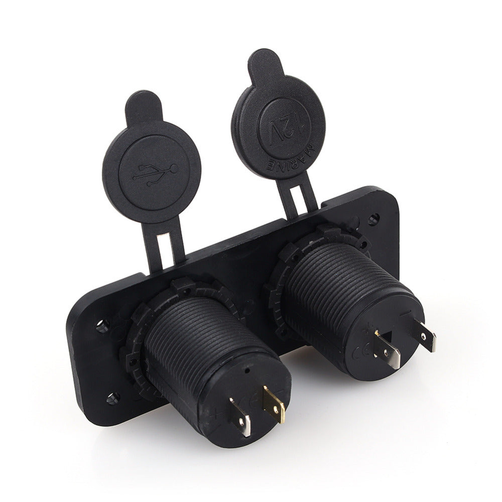 Presa USB per Auto a Pannello con Viti
