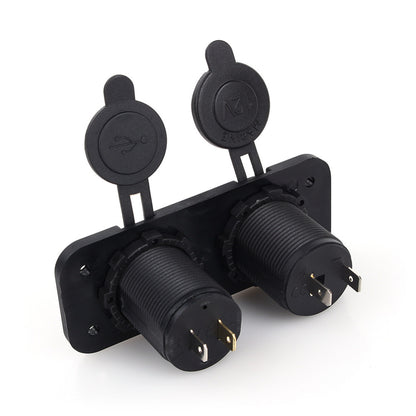 Presa USB per Auto a Pannello con Viti