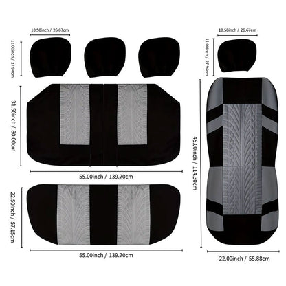 Coprisedili Auto con Rilievi 5 colori - Cargadget.it
