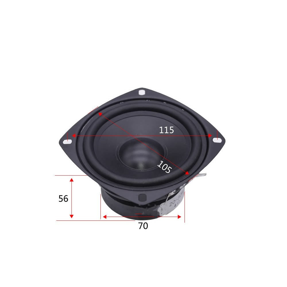 Altoparlante Auto fullrange 4 Pollici 50W (Pezzo singolo) - Cargadget.it