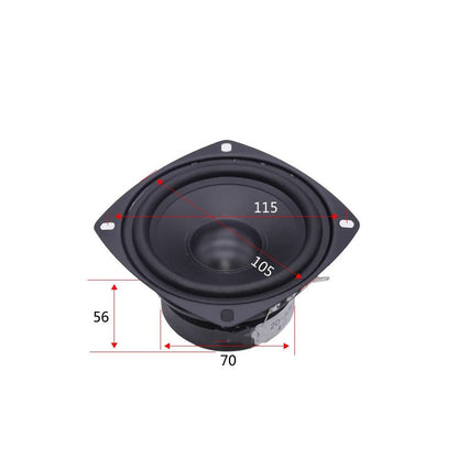 Altoparlante Auto fullrange 4 Pollici 50W (Pezzo singolo) - Cargadget.it